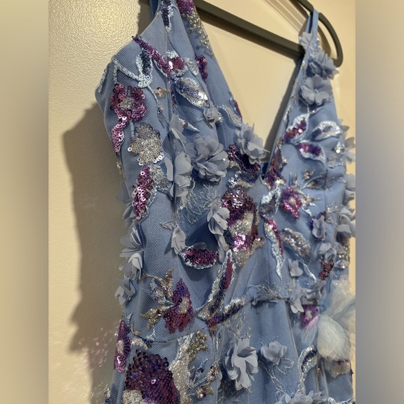 HELSI "Nora" sequin embroidered midi dress with 3D floral appliqué - Picture 8 of 8